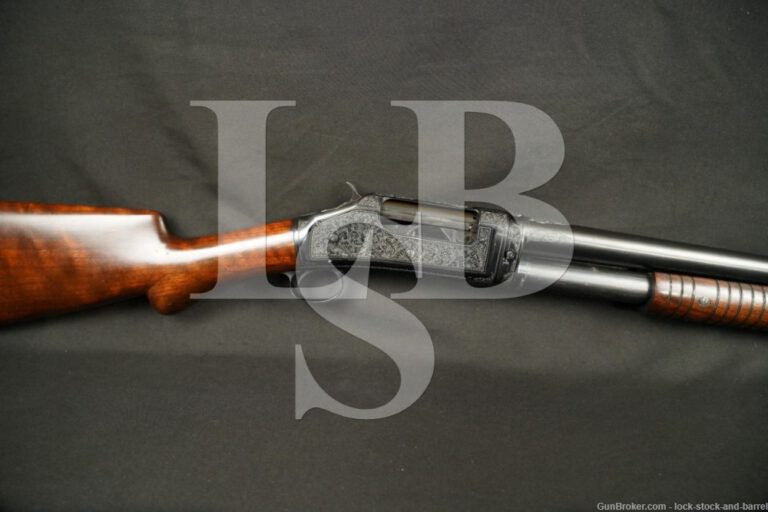 Custom Engraved Winchester Model 1897 97 12 GA 30″ Pump Shotgun 1902 C ...