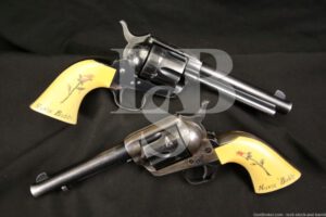 Custom Pair Colt 2nd Gen Single Action Army SAA .38 Special Revolvers, C&R