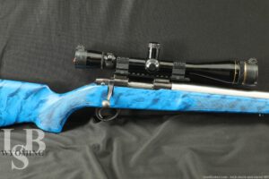 Custom Sako Model A1 Bolt Action Rifle In .223 Ackley W/ Leupold VX-III