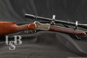 Custom Schützen Martini-Henry Single Shot Falling Breech Rifle, .221 Cal