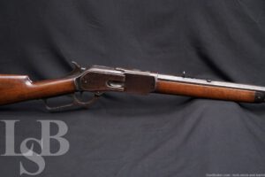 Custom Winchester 1876 Centennial 26" .38-56 WCF Lever Rifle, 1881 Antique