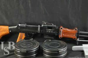 DSA Egyptian RPD S 7.62X39 16” Semi-Auto Belt Fed Rifle, 2x 100rd Drums