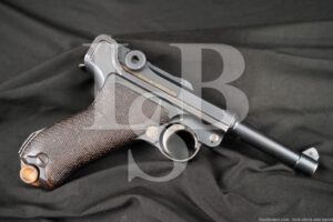 DWM Commercial Alphabet P08 P.08 Luger 7.65 Parabellum Semi-Auto Pistol C&R