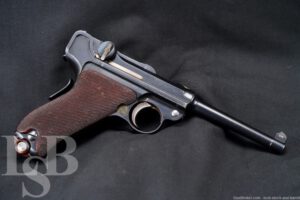 DWM Swiss Contract Model 1900 .30 Luger Military Semi-Automatic Pistol, C&R