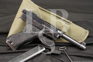 Danish Denmark Husqvarna Lahti M40 M/40S 9mm Semi-Automatic Pistol 1945 C&R