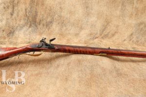 Dennis Kelley Cap & Ball Kentucky Rifle 42” Muzzleloader 50 Cal Curly Maple