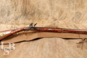 Dennis Kelley Cap & Ball Kentucky Rifle 42” Muzzleloader 50 Cal Curly Maple