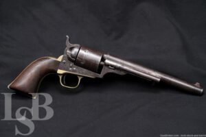 Early Colt 1871-1872 Open Top Model Pre-SAA .44 Centerfire Revolver Antique