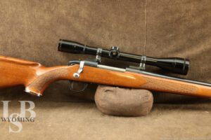 England BSA CF2 .222 Rem Bolt Action Sporting Rifle Heavy Barrel w/ Scope