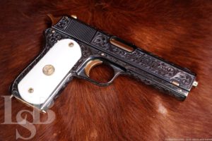 Engraved Colt Model 1903 Pocket Hammer .38 ACP Semi-Auto Pistol, 1920 C&R