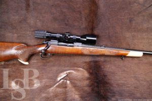Engraved Winchester Model 70 26" .300 H&H Magnum 26" Bolt Rifle, 1960 C&R