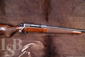 Engraved Winchester Model 70 Featherweight .243 22" Bolt Rifle, 1959 C&R