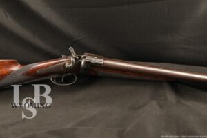 F E Boyd & P S Tyler Spindle Breech 10 GA SXS Hammer Double Shotgun Antique