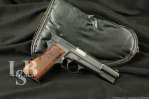 FN Browning Hi-Power C-Series 9mm Luger 4 5/8" Semi-Automatic Pistol, 1975