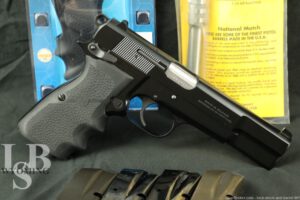 FN Browning Portugal Hi-Power 9mm Blue Semi-Automatic Pistol, 1993