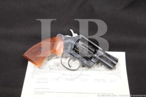 Factory C Engraved Colt Detective Special .38 Spl Revolver & Letter, 1976