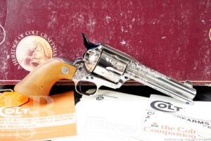 Factory Cutaway Colt Single Action Army .45 LC Revolver & Letter 1990 C&R
