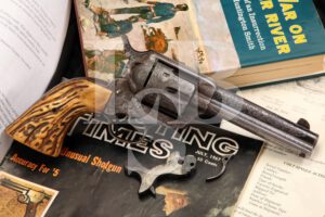 Factory Engraved 1st Generation Blackpowder Frame Colt .45 SAA Single Action Army, Documented Johnson County Range War Gun, MFD 1890