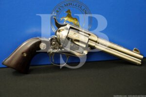 Factory Engraved Colt European Model Single Action Army 9mm Revolver, 1991