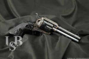 Factory Engraved Colt Single Action Army SAA .44-40 WCF Revolver, 1982