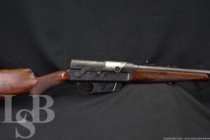 Factory Engraved Remington Model 8F Prmier .32 Rem 22" Semi-Auto Rifle, C&R