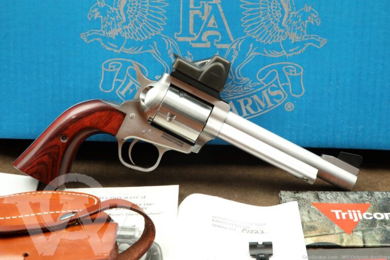 Freedom Arms Model 97 Revolver 45 COLT w/ Trijicon RMR Red Dot Sight ...