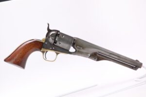 GENERAL EDWARD FERRERO INSCRIBED CIVIL WAR COLT 1861 NAVY REVOLVER, MFD 1862
