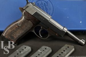 German WWII Walther P.38 AC42 9mm Semi-Automatic Military Pistol, 1942 C&R