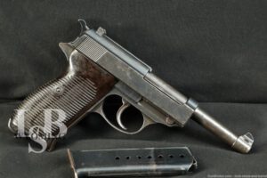 German WWII Walther P.38 P-38 AC42 9mm Semi-Automatic Pistol, 1942 C&R