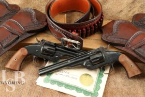 Gunfighter Special 2 Uberti Schofield .44-40 SA Revolvers Gunbelt &Holsters