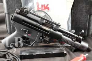 H&K Heckler & Koch SP5K SP5 K 9mm 4.5” Semi-Auto Pistol w/ Case MP5