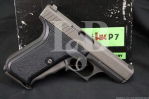 Heckler & Koch H&K Model P7 Squeeze-Cock 9mm Semi-Automatic Pistol, 1981