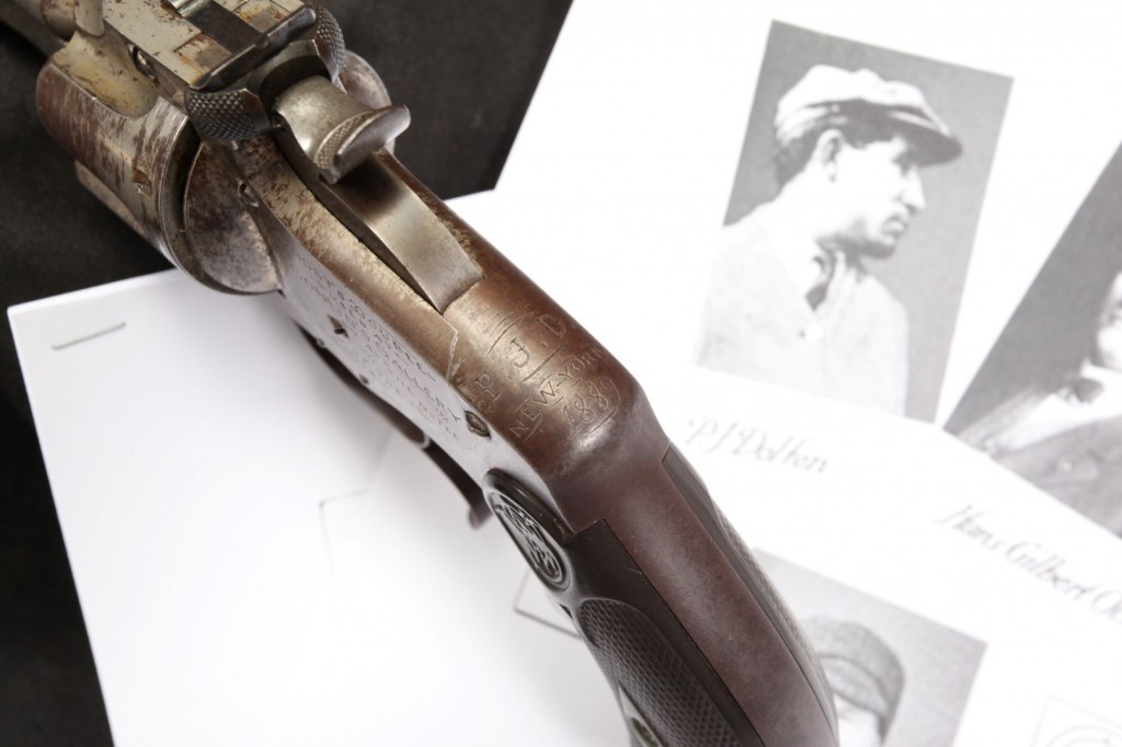9" Smith & Wesson S&W Model 320 Revolving Rifle, 1889 Conlin's Shooting Gallery Prize Awarded to P.J. Dolfen