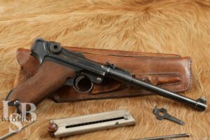 Imperial German WW1 DWM Long P.08 Artillery Luger 9mm 8” Semi-Auto Pistol