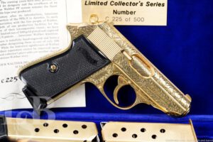 Interarms Walther PPK/S .380 American Limited Collector Gold Pistol
