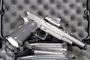 JV Industries Custom STI 2011 355 Lightning 9mm Para Open Division Pistol