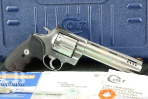 LNIB Colt Anaconda Ported 6” Stainless .44 Mag Magnum Revolver w/Letter