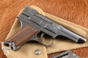 Late War WWII Japanese Type 94 8mm Nambu Semi-Automatic Pistol, 1945 C&R