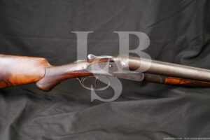 Lefever Arms Co. Sideplate Hammerless 12 GA SXS Double Shotgun 1894 Antique
