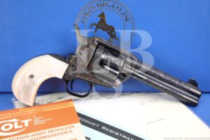 Lew Horton Exclusive Colt SAA Birdshead Pearl Grips Class C Engraved, C&R