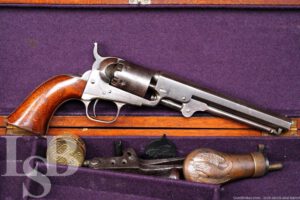 Lieut. James Randall Inscribed Civil War Colt 1849 Pocket Revolver, Antique