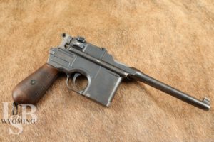 Matching C96 Broomhandle .30 Mauser 7.63x25mm Semi-Auto Pistol, C&R