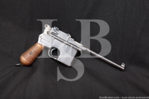 Mauser 1896 C96 Broomandle 7.63mm .30 Cal Semi-Auto Pistol, 1915-1921 C&R