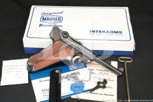 Mauser American Eagle Luger Parabellum 9mm Semi-Auto Pistol, 1970s ATF C&R