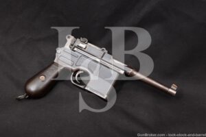 Mauser Commercial C96 Broomhandle 7.63mm .30 Semi-Auto Pistol, 1915-21 C&R