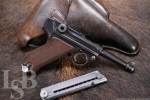 Mauser S/42 Luger P.08 9x19mm Parabellum 4" Semi-Automatic Pistol, 1937 C&R
