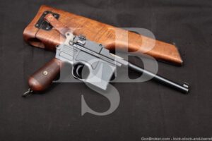 Mauser Model 1896 C96 Broomhandle 7.63mm .30 Cal Semi-Auto Pistol, 1913 C&R