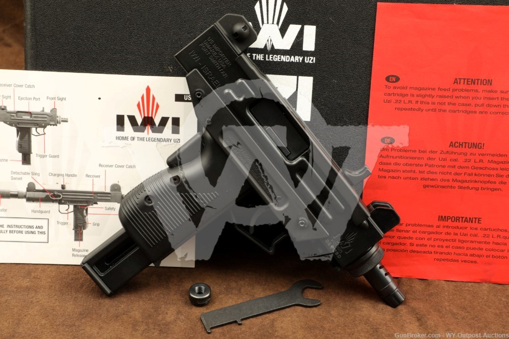 Micro Uzi Walther/IWI .22LR Uzi Pistol Semi Auto Pistol Hollywood Israel