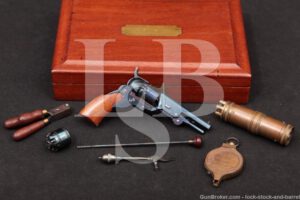 Miniature Colt Paterson Non-Firing Replica Revolver, Case & Accessories