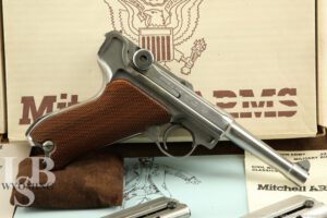 Mitchell Arms American Eagle P-08 Luger Stainless Steel 4” Semi-Auto Pistol